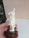 Delcampe - Statuette Ancienne En Marbre Blanc Hauteur 18 Cm - Pierres & Marbres