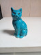 Petit Chat En Porcelaine Polycrome XIXème Hauteur 8 Cm - Dieren