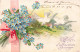 FLEURS, PLANTES ET ARBRES - Gage D'Affection - Carte Postale Ancienne - Fiori