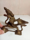 Delcampe - Statuette Ancienne Dieux Hauteur 12 Cm X 12 Cm - Bronzi