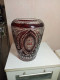 Vase Imposant Ancien En Cristal De Boheme Hauteur 25 Cm Diamètre 18 Cm - Vasen