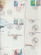 Europa CEPT Covers From 1980 To 1989 - 50 Covers. Weight 0,280 Kg. Please Read Sales Conditions Under Image Of Lot - Sammlungen