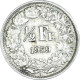 Suisse, 1/2 Franc, 1959, Bern, TTB+, Argent, KM:23 - Autres & Non Classés