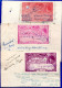 1982. INDIA.& STATES GWALIOR 5 DOCUMENTS( FOLDED ) WITH  REVENUES LOT - Colecciones & Series