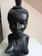 Delcampe - Statuette Ancienne Africaine En Bois Hauteur 37 Cm X 14 Cm - Afrikanische Kunst