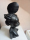 Delcampe - Statuette Ancienne Africaine En Bois Hauteur 37 Cm X 14 Cm - African Art