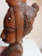 Delcampe - Statuette Ancienne Africaine En Bois Hauteur 31 Cm X 8 Cm - Afrikanische Kunst