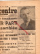 87-LIMOGES-GUERRE 1939-1945- LA LIBERTE DU CENTRE 3 JUIN 1945-ELECTIONS MRP-EDMOND MICHELET-ROBERT SCHMIDT-ANDRE DENIS - Historische Dokumente