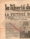 87-LIMOGES-GUERRE 1939-1945- LA LIBERTE DU CENTRE 9 MAI 1945-GENERAL DE GAULLE-CHURCHILL-EISENHOWER-PATTON-ILE OLERON - Documents Historiques