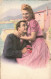 ARTS - Peintures Et Tableaux - Un Couple Heureux - Carte Postale Ancienne - Paintings