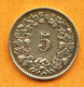 Monnaie - 1918 - SUISSE - 5 Centimes , Tête De Libertas - Berne - Autres & Non Classés