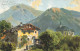 ARTS - Peintures Et Tableaux - Vue Sur Les Montagnes Depuis Le Village - Carte Postale Ancienne - Paintings