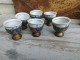 Delcampe - Ancien Service à Café Syrien Émaillé Orientaliste Copper Pot - Art Oriental