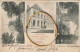 DE107  -- GRUSS AUS  ESENS   --  WESSELS HOTEL  --  WINDMUHLE --  STRASSE NACH  BENSERSIEL,   --  LITHO  --  1900 - Esens