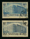 FRANCE - YT 424 - VARIETE 2 TEINTES DIFFERENTES - 2 TIMBRES OBLITERES - Gebraucht