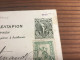 Griechenland Ganzsache Auf Ansichtskarte Nach Paris, Top - Postal Stationery