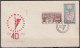 Tchécoslovaquie  40ème Anniversaire De Radio-Prague   Y.T. 1279 Et 1280  Sur Lettre De PRAHA   Le  18 V 1963 - Lettres & Documents