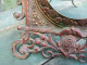 Delcampe - Cadre Photo Ou Cadran D'horloge En Bronze Style Renaissance - Wandklokken