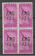 1947 Italia Italy Trieste A  AEREA RADIO Quartina 50 Lire Aereo MNH** Air Mail Block 4 - Poste Aérienne