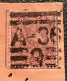 RARE NIHTOR / A-36 9 (Nehtaur Uttar Pradesh, Bijnor, India)on Queen Victoria Registered Letter Postal Stationery (cover - 1882-1901 Impero