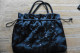 Sac à Main Bourse Soirée Satin Et Soie Noir Brodé Perles Et Paillettes Noires - Vintage Style Années 1920-1930 - Andere & Zonder Classificatie