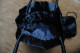 Sac à Main Bourse Soirée Satin Et Soie Noir Brodé Perles Et Paillettes Noires - Vintage Style Années 1920-1930 - Otros & Sin Clasificación