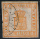 Rostock Bahnhof Auf 3 Shilling Gelborange - Schwerin Nr. 2 A - Mecklenbourg-Schwerin