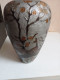 Vase Ancien Laiton Cloisonné Hauteur 19 Cm Diamètre 12 Cm - Vasen
