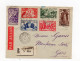 !!! GUINEE, SERIE EXPOSITION 1937 SUR LETTRE RECO DE CONAKRY DU 3/7/1937 POUR LE GERS - Cartas & Documentos