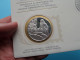 En Hommage Bicent. Naiss. PROTA MATIJA NENADOVIC > Edit. PROOF Sterling SILVER ( +/- 25 Gr ) Int. Soc. Of POSTMASTERS ! - FDC