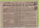 JOURNAL POLITIQUE TOULOUSE 04 11 1836 - LES LANDES - BORINAGE MONS CUESMES - OBSEQUES M. RAYNOUARD - BOURSE ESPAGNE - - 1800 - 1849