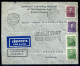 BUDAPEST 1937. Légi Levél Arcképek Négybélyeges Bérmentesítéssel Svédországba - Used Stamps