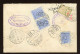 GYÖR 1935. Érdekes, Többszörösen Továbbküldött, Portózott Levél , Dekoratív Darab! - Used Stamps