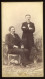 GYŐR 1896. Raab Lajos (Brodszky Utódja) Major Kálmán és Zsoldos László Cabinet Fotó - Alte (vor 1900)