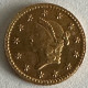 1 Dollar 1853 "Liberty Head" (Gold) - 1$, 3$, 4$