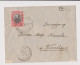 Bulgaria 1907 Cover W/Mi#54 (10st.) Ferdinand Stamp, Sent KYUSTENDIL To TETEVEN Clear Postmarks (66279) - Storia Postale