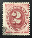 1892 - United States - Postage Due Printing  2c.  - Used - Servizio