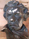 Delcampe - Ancienne Sculpture Buste De Beethoven Signé Cipriani - Plâtre