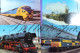 Railroad Trein Tram Lot X 40 Cpsm Spoorwegen Tramway - Treni