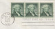 Action !! SALE !! 50 % OFF !! ⁕ USA 1954 ⁕ George Washington ⁕ 2v FDC Covers / Baltimore - 1951-1960