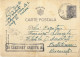 ROMANIA 1943 POSTCARD, CENSORED CRAIOVA 14 POSTCARD STATIONERY - Lettres 2ème Guerre Mondiale