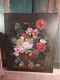 Tableau Peinture Nature Morte Bouquet De Fleurs Seconde Moitié Du XXème Siècle, Signée J. Swire - Huiles