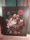 Tableau Peinture Nature Morte Bouquet De Fleurs Seconde Moitié Du XXème Siècle, Signée J. Swire - Oelbilder