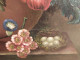 Delcampe - Tableau Peinture Nature Morte Bouquet De Fleurs Seconde Moitié Du XXème Siècle, Signée J. Swire - Olieverf