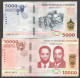 NEW Lot 2 Pcs Burundi 5000 10000 Francs 2022 UNC Improved Security Features - Burundi