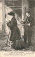 COUPLE - Idylle à La Madeleine - Cannes - Femme Agenouillée - Carte Postale Ancienne - Coppie