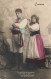 Couple - Carmen - Là Bas Sous La Chaumière - Colorisé - Carte Postale Ancienne - Paare