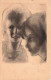 ILLUSTRATEUR NON SIGNE - Blond Et Noir - Portraits - Carte Postale Ancienne - 1900-1949