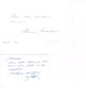 JEUX OLYMPIQUES - AUTOGRAPHES DE MEDAILLES OLYMPIQUES - CONCURRENTS DE SUISSE - - Autogramme