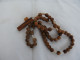 Delcampe - Interesting Prayer Bracelet Necklace Wooden Carved Beads #1860 - Halsketten